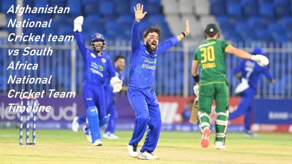 Afghanistan National Cricket Team vs South Africa National Cricket Team Timeline