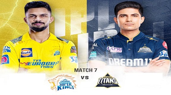 chennai super kings vs gujarat titans timeline