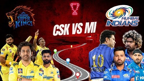 Chennai Super Kings vs Mumbai Indians timeline