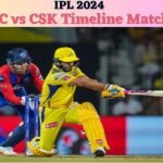 Delhi Capitals vs Chennai Super Kings Timeline