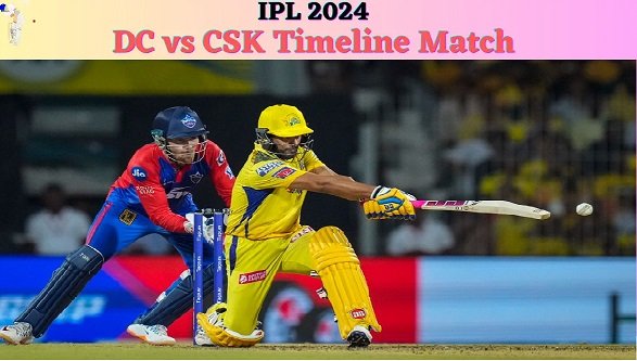 Delhi Capitals vs Chennai Super Kings Timeline