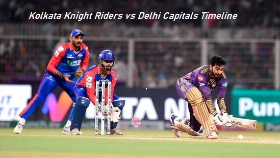 kolkata knight riders vs delhi capitals timeline