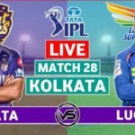 lucknow super giants vs kolkata knight riders timeline