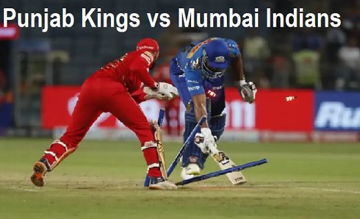 mumbai indians vs punjab kings timeline