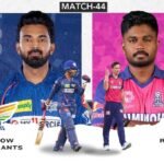 rajasthan royals vs lucknow super giants timeline