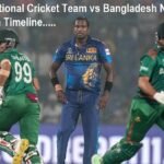 sri lanka national cricket team vs bangladesh national cricket team timeline