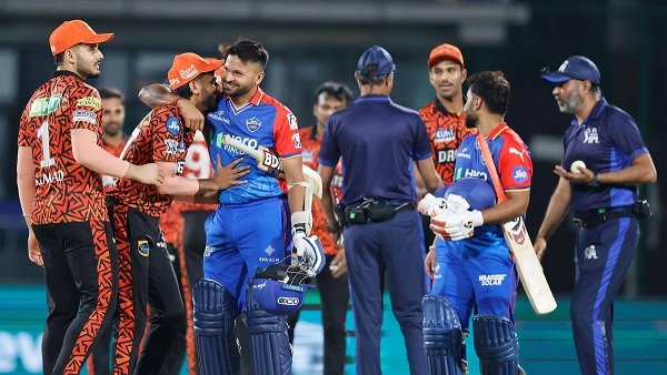 sunrisers hyderabad vs delhi capitals timeline