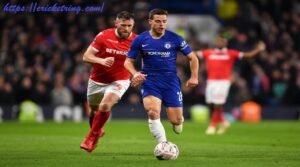 Chelsea f.c. vs Nottingham forest Timeline