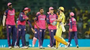 Chennai Super Kings Vs Rajasthan Royals Timeline