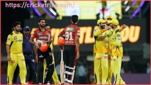 Chennai Super Kings vs Sunrisers Hyderabad Timeline