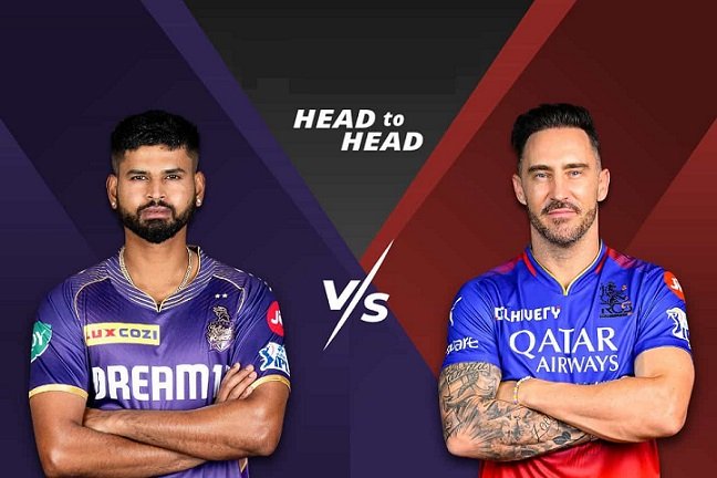 Kolkata Knight Riders vs Royal Challengers Bangalore Timeline