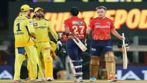 Chennai Super Kings vs Punjab Kings Timeline