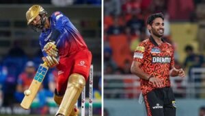 Royal Challengers Bangalore vs Sunrisers Hyderabad Timeline 