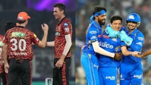 Sunrisers Hyderabad vs Mumbai Indians Timeline