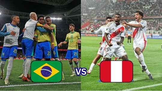 Brazil National Football Team vs Peru National Football Team