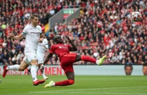 Liverpool F.C. vs Burnley F.C. Timeline