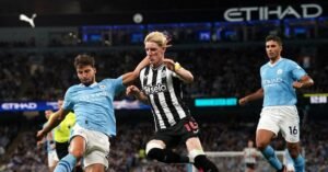 Man City vs Newcastle United F.C. Timeline