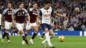 Tottenham vs Aston Villa Timeline