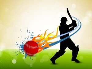 3D Cricket Logo