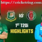 Afghanistan vs Bangladesh Cricket Match Scorecard