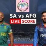 Afghanistan vs South Africa Cricket Match Scorecard