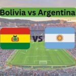 Argentina National Football Team vs Bolivia National Football Team Timeline