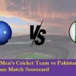 Australian Men’s Cricket Team vs Pakistan National Cricket Team Match Scorecard