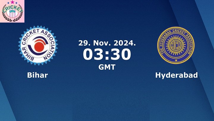 Bihar Cricket Team vs Hyderabad Cricket Team Match Scorecard