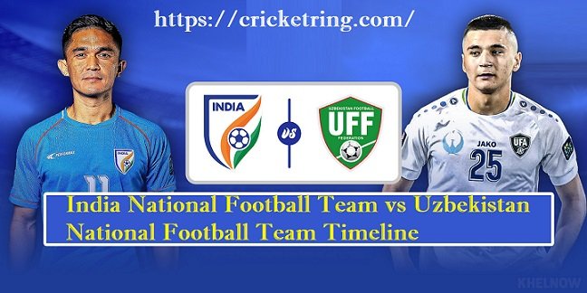 India National Football Team vs Uzbekistan National Football Team Timeline