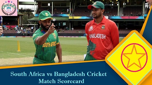 South Africa vs Bangladesh Cricket Match Scorecard