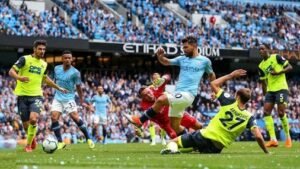 Man City vs Huddersfield Town A F C Timeline