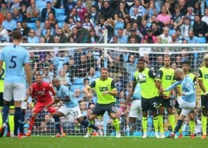 Man City vs Huddersfield Town A F C Timeline