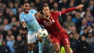 Man City vs Liverpool F C Timeline